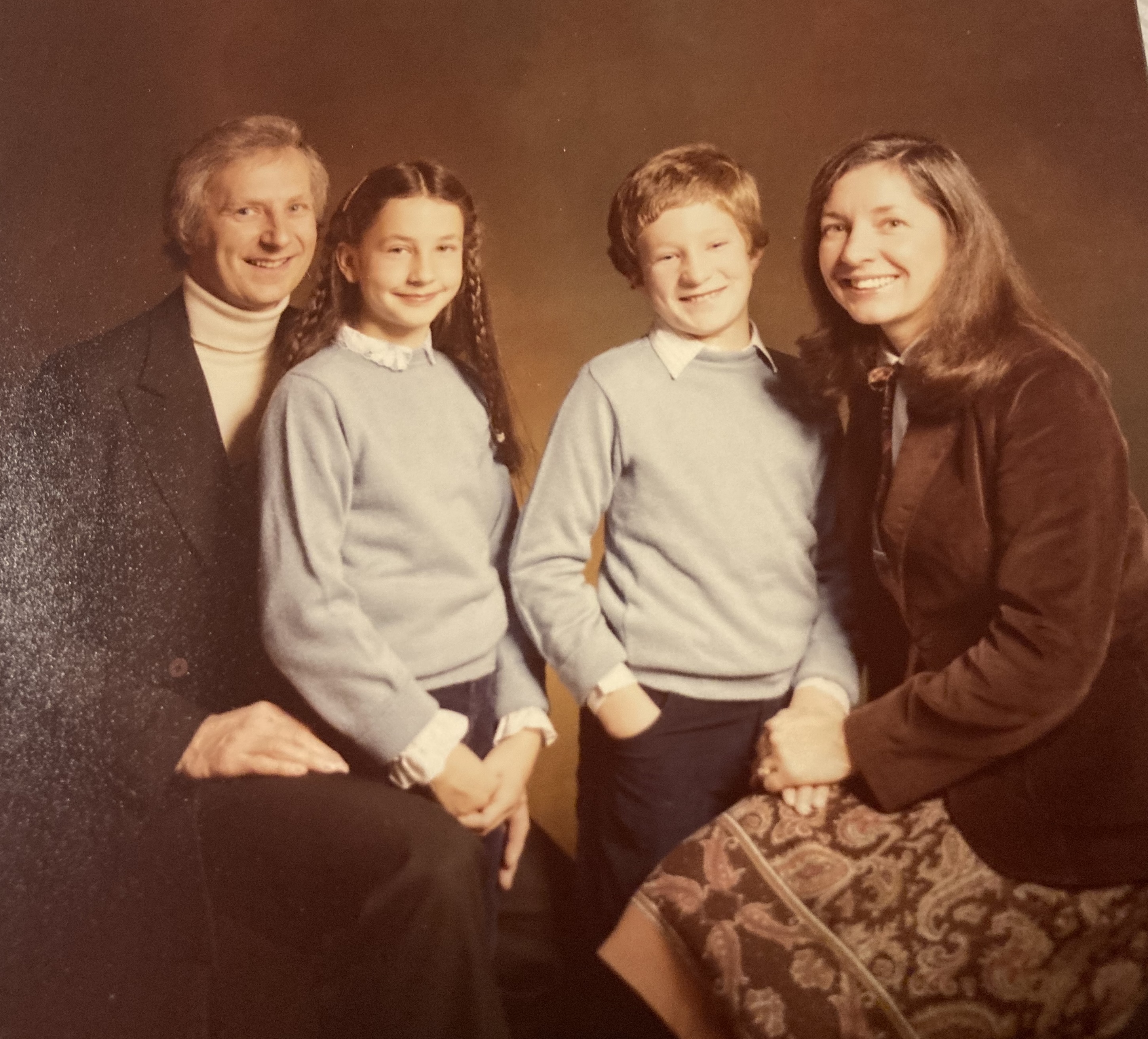 Dave, Caia, Sean and June, 1970s