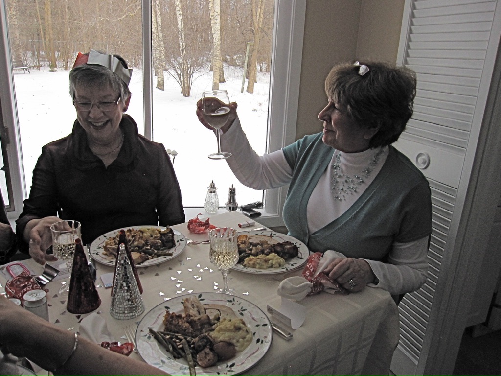 Misi and June, Christmas 2010