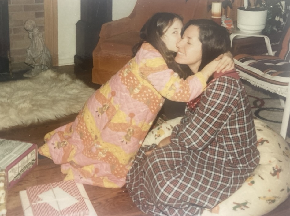 Caia and June, Christmas 1979