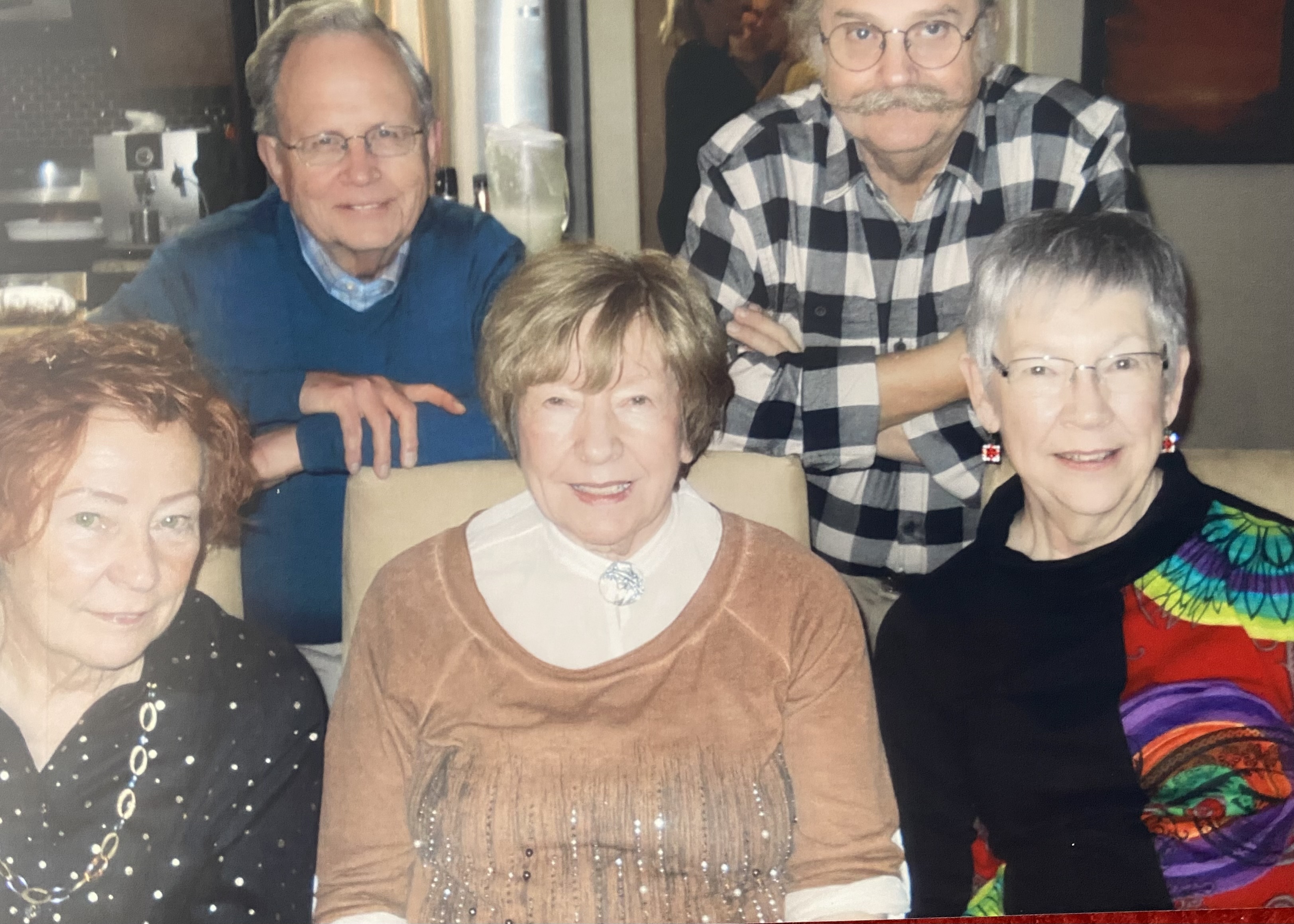 Rose, Neville, June, Randy and Misi, Christmas 2019