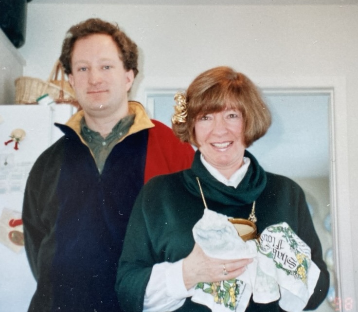 Sean and June, Christmas 1998